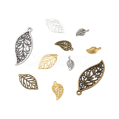 Alloy Pendant with Iron Pendants PALLOY-PJ0001-02-1