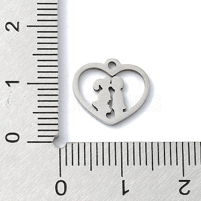 Non-Tarnish 304 Stainless Steel Charms STAS-C097-38C-P-1