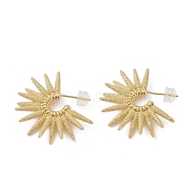 Rack Plating Brass Stud Earrings EJEW-M229-01G-1