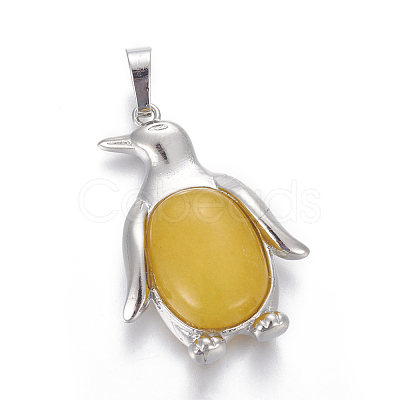 Natural Agate Pendants G-L512-A-M-1