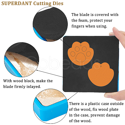 SUPERDANT 1Pc Wood Cutting Dies DIY-SD0002-05I-1