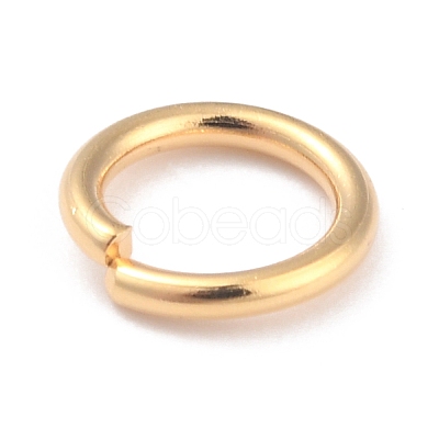 Rack Plating Brass Jump Rings KK-O139-18P-G-1