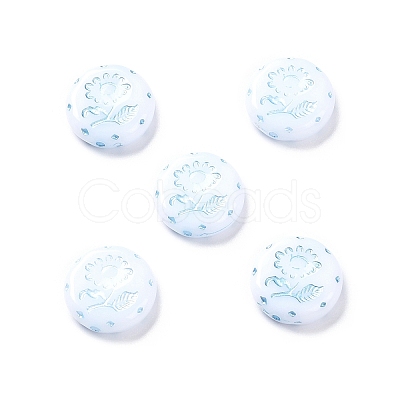 Opaque Acrylic Beads OACR-G016-27G-1