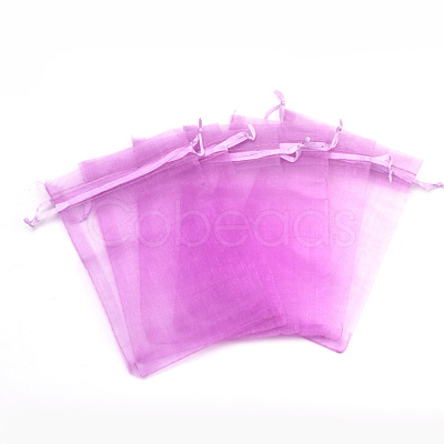 Organza Gift Bags with Drawstring OP-R016-10x15cm-22-1