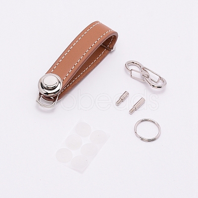 PU Leather Keychain KEYC-WH0018-30A-1