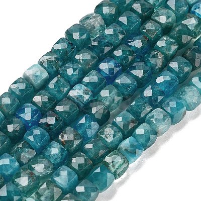 Natural Blue Apatit Beads Strands G-H042-A12-02B-1