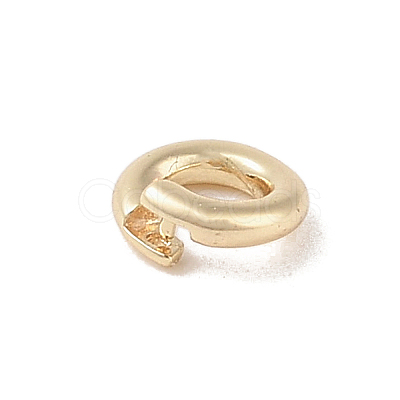 Brass Open Jump Rings KK-S369-01G-01-1