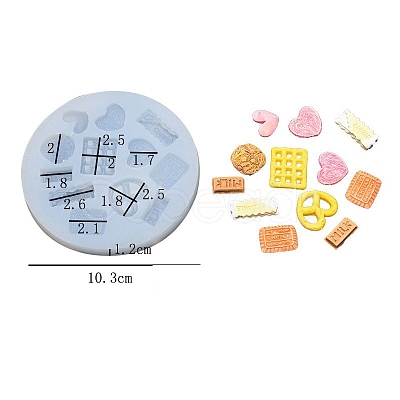 Cookie DIY Food Grade Silicone Fondant Molds PW-WG11418-02-1