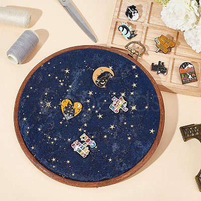 Galaxy Enamel Pin Hoop FIND-WH0260-64A-1