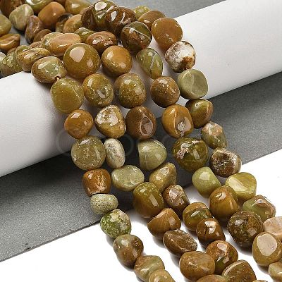 Natural Yellow Opal Beads Strands G-P497-01E-34C-1