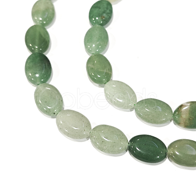 Natural Gemstone Green Aventurine Beads Strands G-L164-A-04A-1