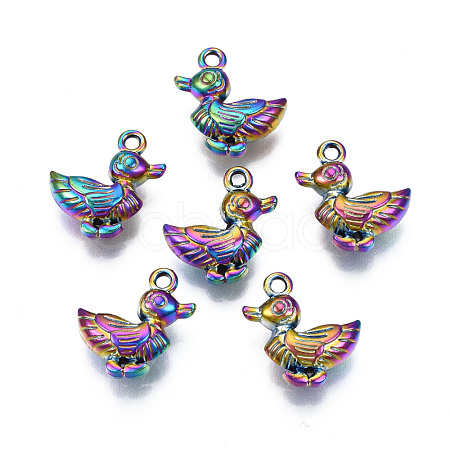 Rainbow Color Alloy Pendants PALLOY-N156-225-1