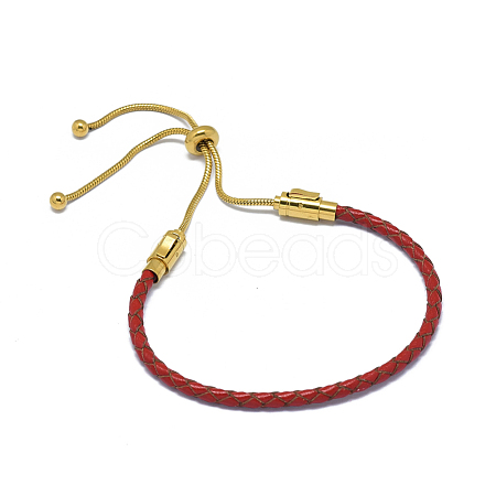 Adjustable Leather Cord Bracelets X-BJEW-I242-04-1