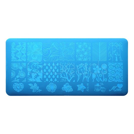 Stainless Steel Nail Art Templates Stamping Plate Set MRMJ-S048-088-1