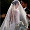 Long Mesh Tulle Plastic Pearl Beaded Bridal Veils, for Women Wedding Party Decorations, White, 3000x1500mm