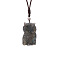 Natural Labradorite Pendants Necklaces, Owl, 31.50 inch(80cm)