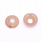 Plastic Pads, for Craft Plastic Doll Eyes, Tan, 13x3.5mm, Hole: 5mm