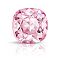 Preciosa&reg MAXIMA Crystal Fancy Stones, Czech Crystal, 435 36 132 Cushion Square, Dura Foiling, Light Rose, 10x10mm