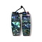 2Pcs Natural Abalone Shell/Paua Shell Pendants, Geometric Charms, Rectangle, 38x13x3mm, Hole: 1mm