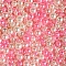 Resin Beads, No Hole, Imitation Pearl, Round, Pink, 2.5~5mm, about 350~500pcs/bag