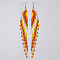 Bohemian Tassel Seed Beaded Dangle Earrings for Women, Beach Wave Style Jewelry