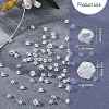 10 Strands 2 Style Transparent Electroplate Glass Beads Strands EGLA-SZ0001-37B-2