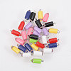 Globleland 32Pcs 8 Colors Opaque Resin Pendants RESI-GL0001-11-4