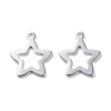 201 Stainless Steel Charms STAS-H436-41S-2