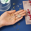 PandaHall Jewelry 180Pcs 6 Style Brass Leverback Earring Findings KK-PJ0001-19-6