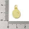 Brass Micro Pave Cubic Zirconia Charms KK-M283-21C-01-3