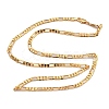 Brass Figaro Chain Bracelets & Necklaces for Women NJEW-U011-11G-2