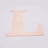 Unfinished Wood Shape WOOD-WH0109-01L-1