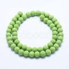 Natural Mashan Jade Beads Strands G-K245-01H-6mm-2