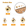 500Pcs 4 Styles Brass Round Spacer Beads KK-CJ0001-79-2