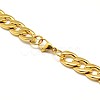 304 Stainless Steel Curb Chain/Twisted Chain Necklaces STAS-A028-N127G-3