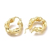 Brass Hoop Earrings EJEW-H104-23G-3