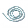 Natural Larimar Beads Strands X-G-A178-B01-3mm-3