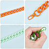 WADORN 2Pcs 2 Colors Acrylic Curban Chain Bag Straps FIND-WR0008-64-3