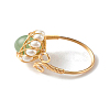 Natural Green Aventurine Finger Ring for Girl Women X1-RJEW-TA00012-1-7