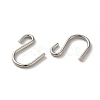 304 Stainless Steel S-Hook Clasp STAS-C085-03E-P-2