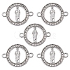 Alloy Connector Charms with Crystal Rhinestone FIND-YW0003-48-3