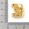 Brass Micro Pave Clear Cubic Zirconia Pendant KK-Z046-01G-E-3