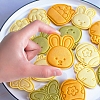 8Pcs 8 Styles Easter Theme Plastic Cookie Cutters EAER-PW0001-066-4