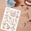 Plastic Reusable Drawing Painting Stencils Templates DIY-WH0202-342-3