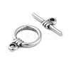 304 Stainless Steel Toggle Clasps STAS-I190-01AS-2