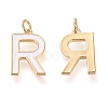 Brass Enamel Pendants KK-R139-04R-2