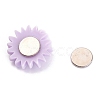 Flower Plastic Diamond Painting Magnet Cover Holder AJEW-M028-03B-4
