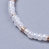Adjustable Nylon Thread Braided Beads Bracelets BJEW-JB04374-3