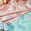 CHGCRAFT 36Pcs 3 Colors Transparent ABS Plastic Bed Sheet Grippers KY-CA0001-36-4