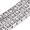 Electroplate Non-magnetic Synthetic Hematite Beads Strands G-Q986-010C-1